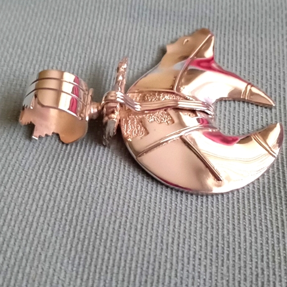 NATIVE AMERICAN STERLING SILVER TOTEM BEAR - Picture 2 of 8